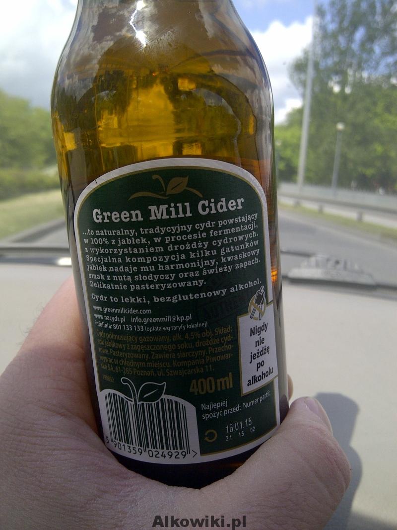 green mill cider etykieta