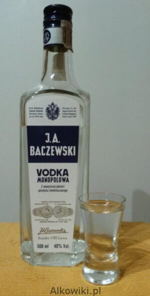 J.A. Baczewski Wódka Monopolowa