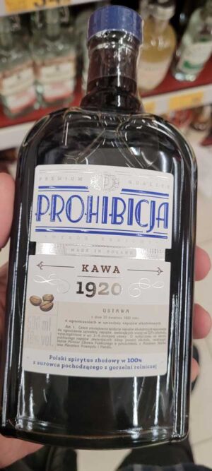 Likier Prohibicja Kawa