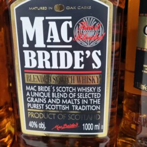 Mac Bride's Blended Scotch Whisky: Recenzja